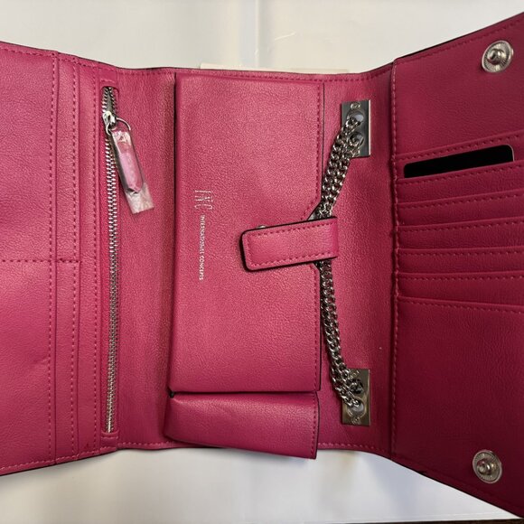 Inc Glam Crossbody Wallet - Fuchsia/Silver - Picture 2 of 2